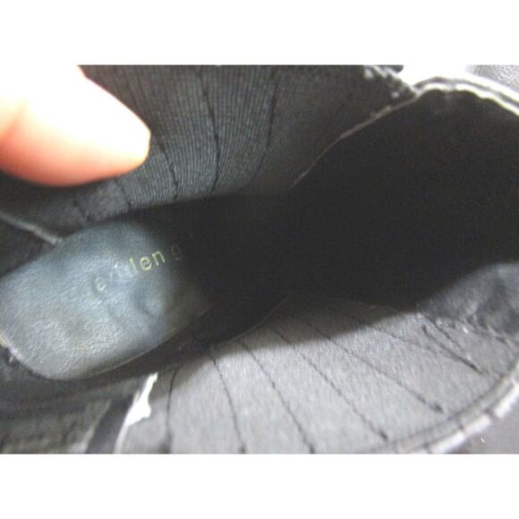 Madden Girl Dominicc Black Faux Leather Block Heel Ankle Booties Women Size 10M - Picture 8 of 10